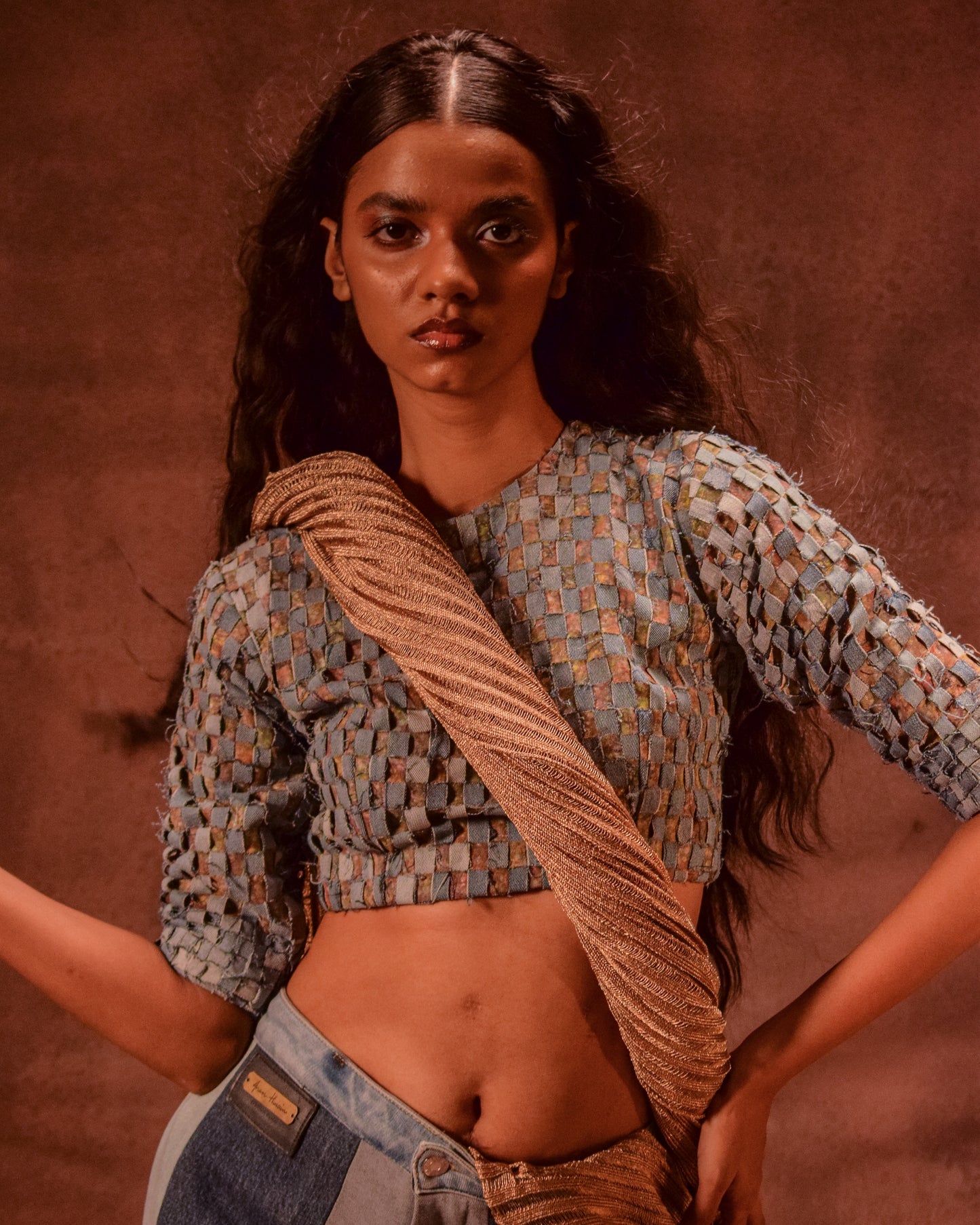 Patina X Denim Blouse