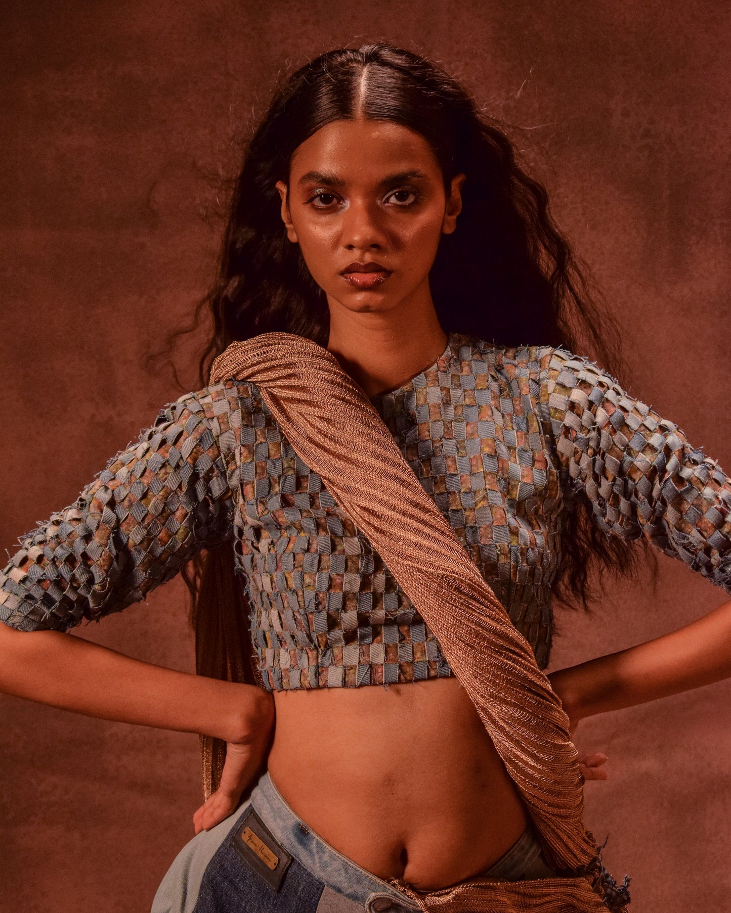 Patina X Denim Blouse