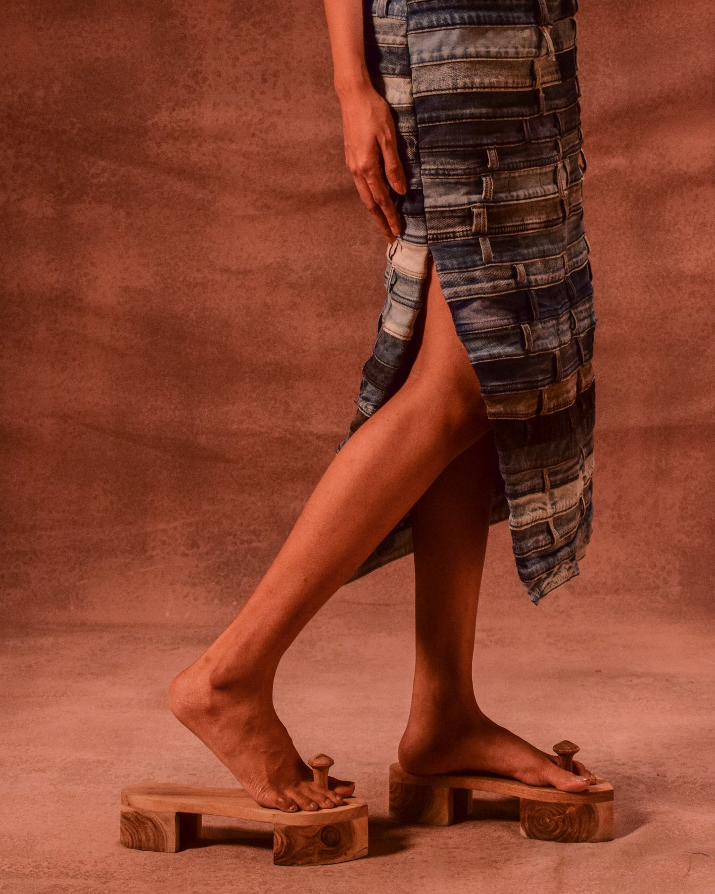 Belted Artisanal Dress