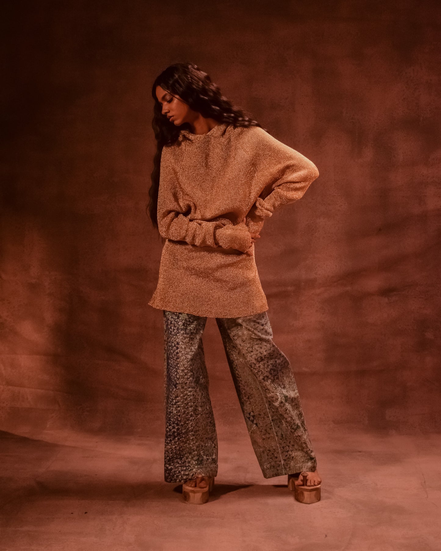 Denim Patina Pants