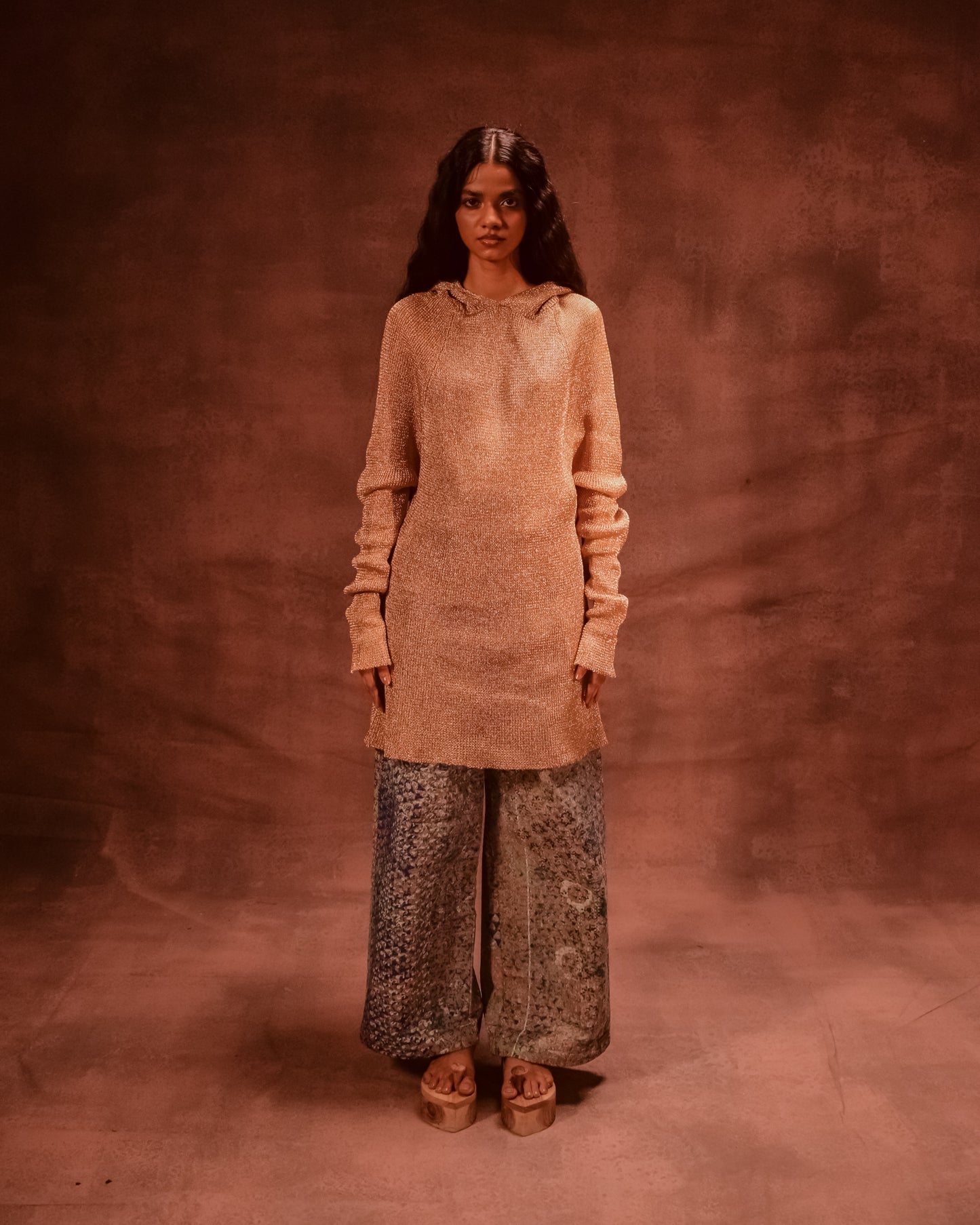 Metal Hooded Jumper