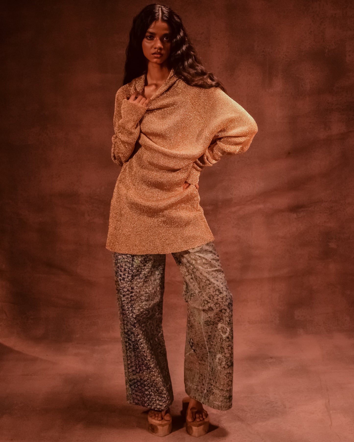 Metal Hooded Jumper