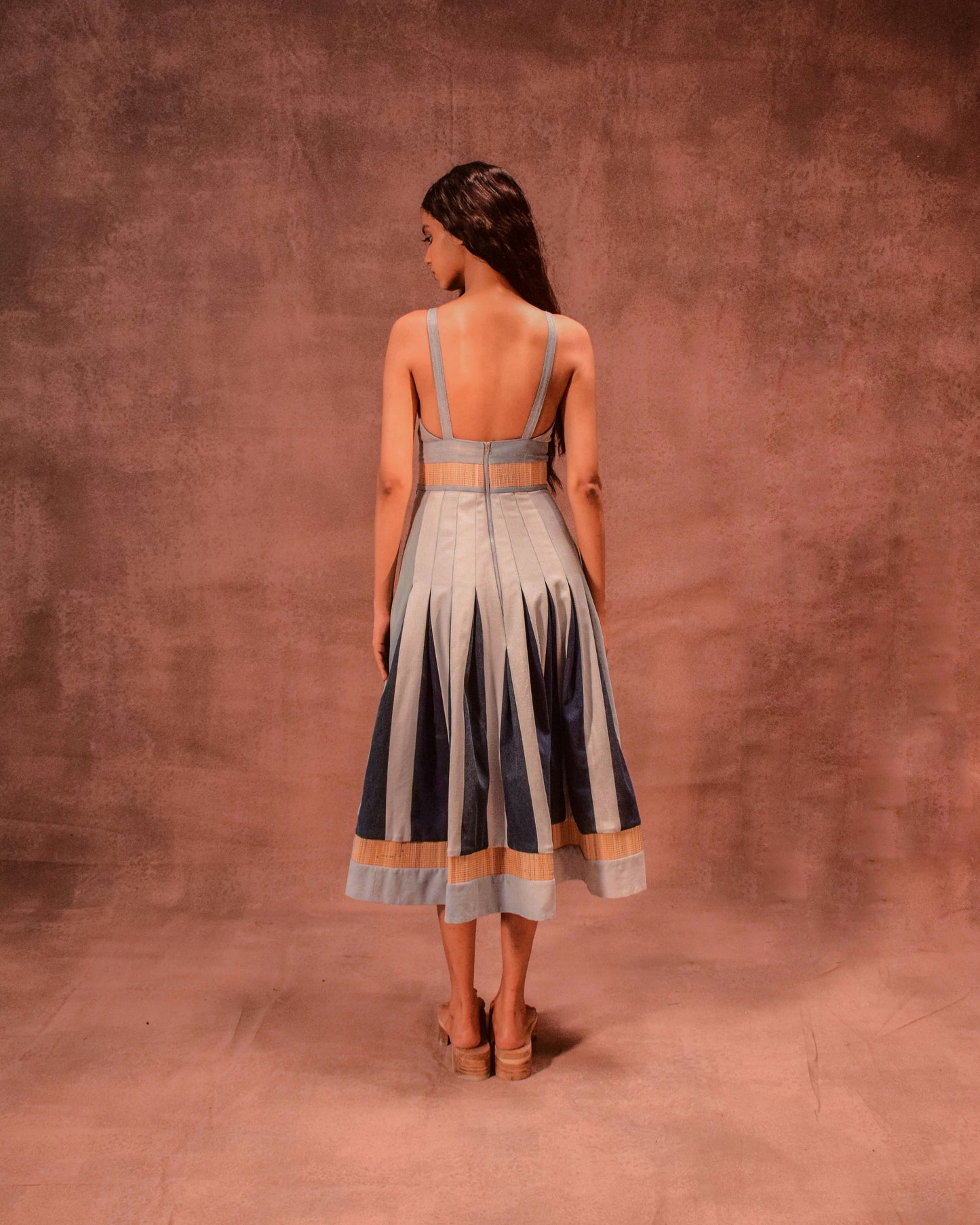 Chatai Godet Dress