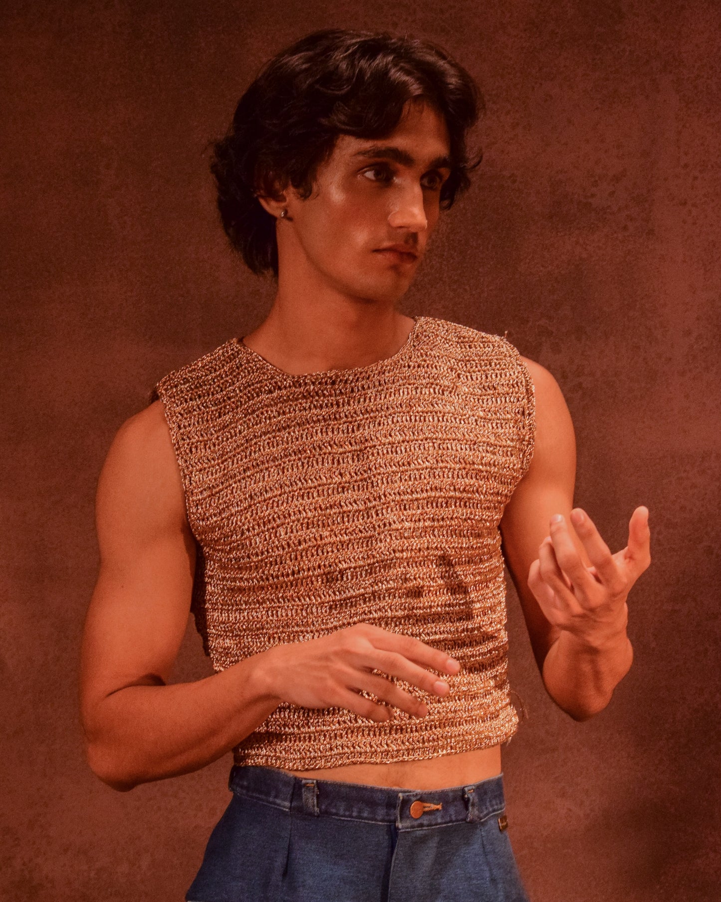 Crotchet Cropped Top