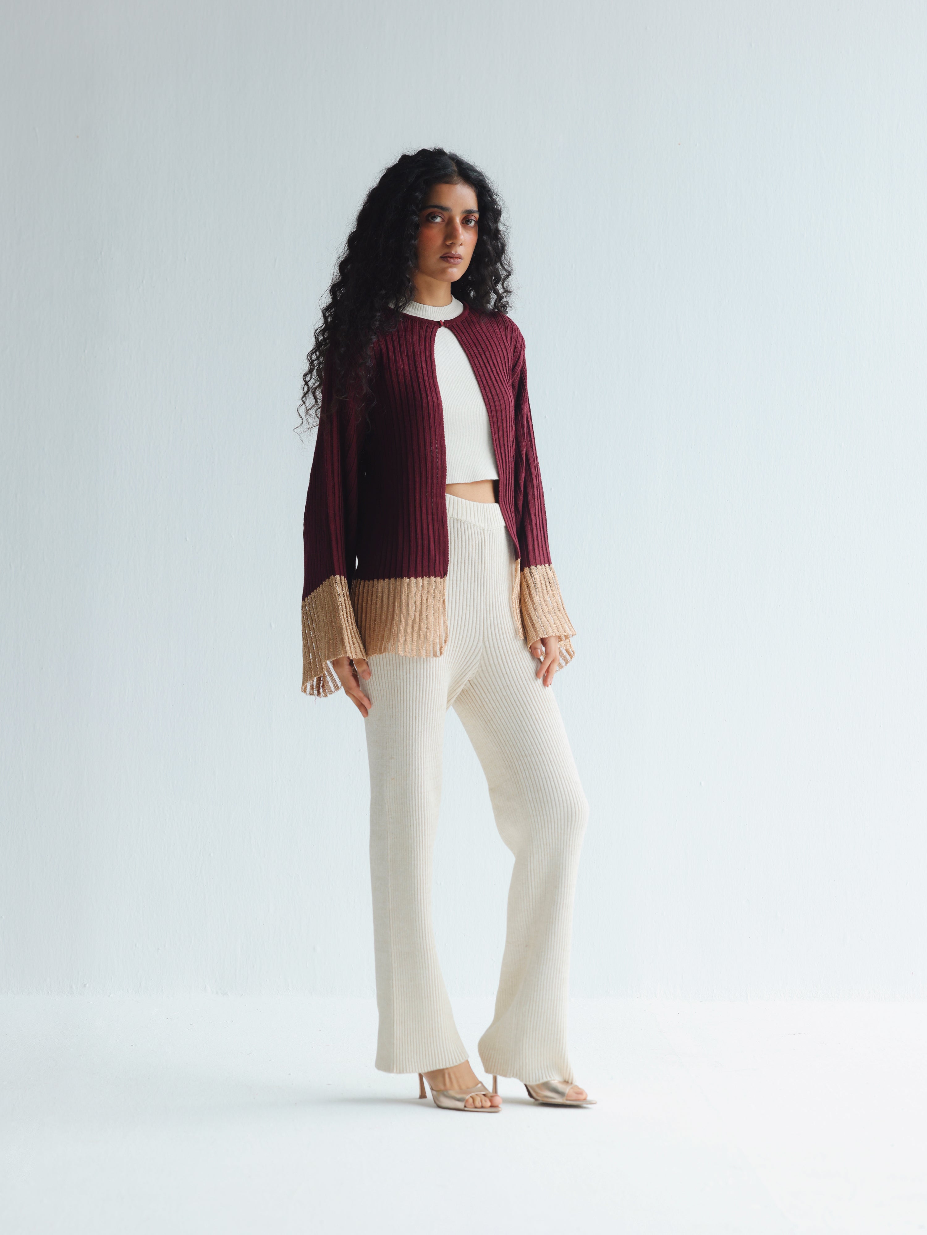 トップス 00s MIDAS Destroy Drape Cardigan MIDAS CARDIGANS – Anam Husain