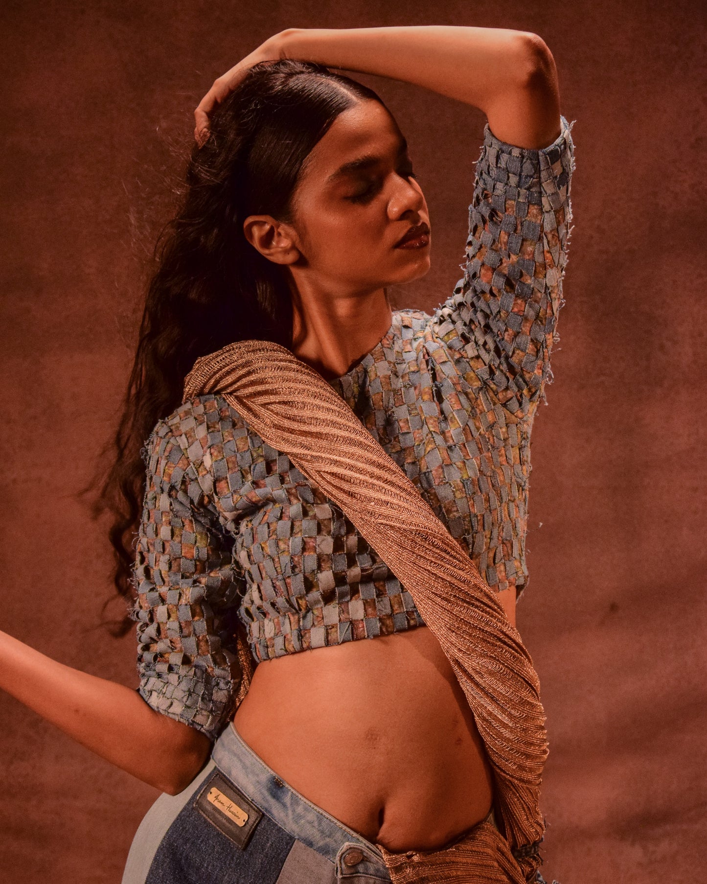Patina X Denim Blouse