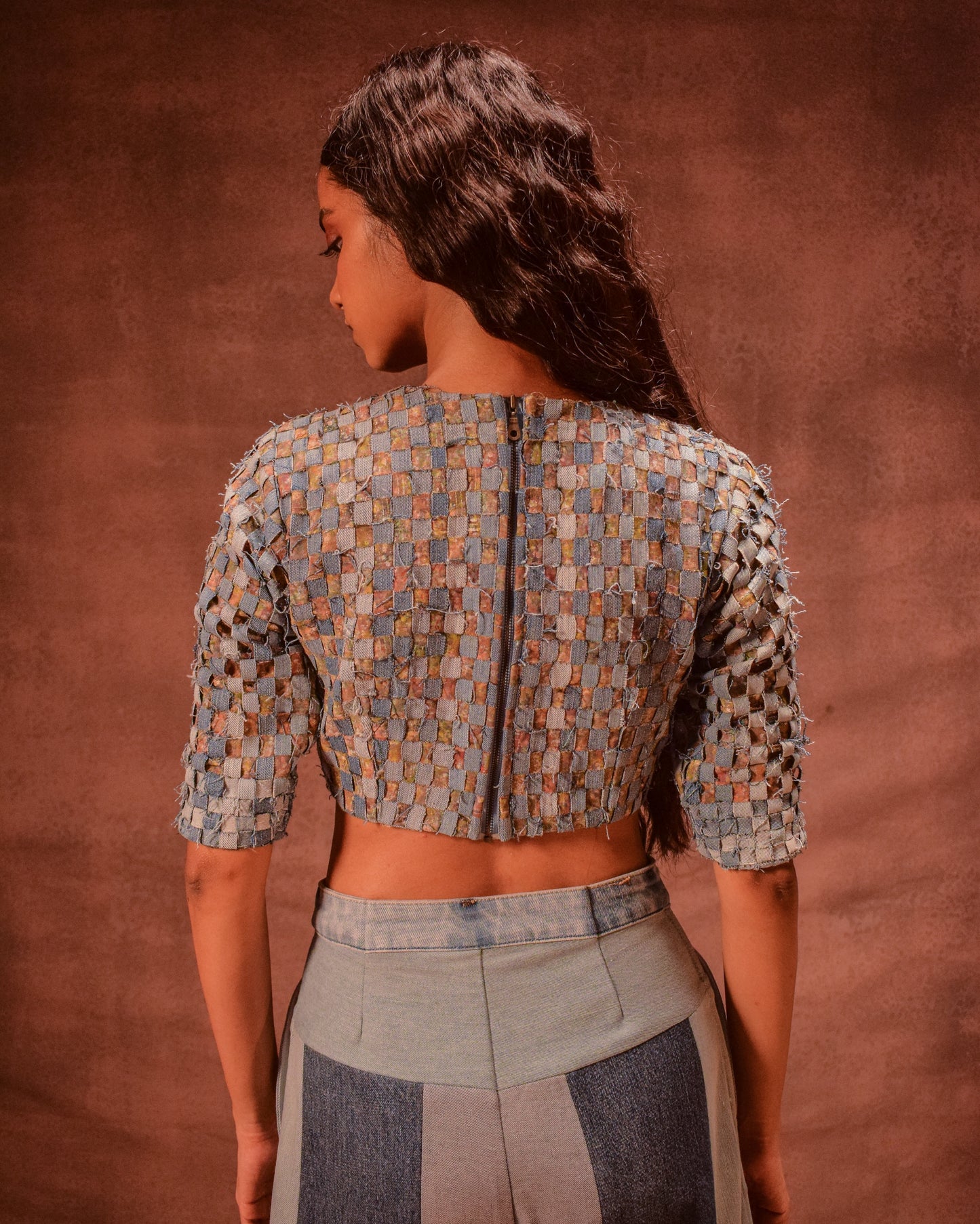 Patina X Denim Blouse