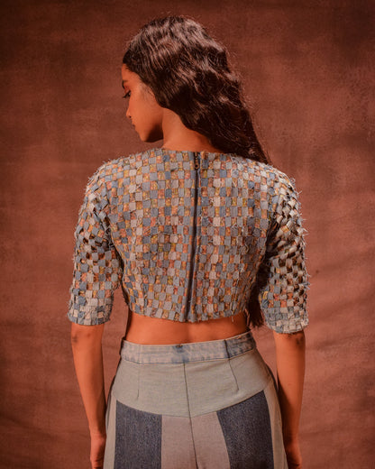 Patina X Denim Blouse