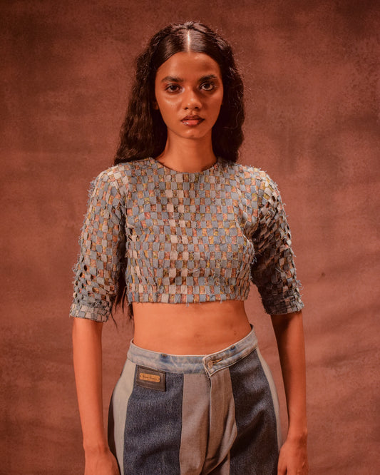 Patina X Denim Blouse