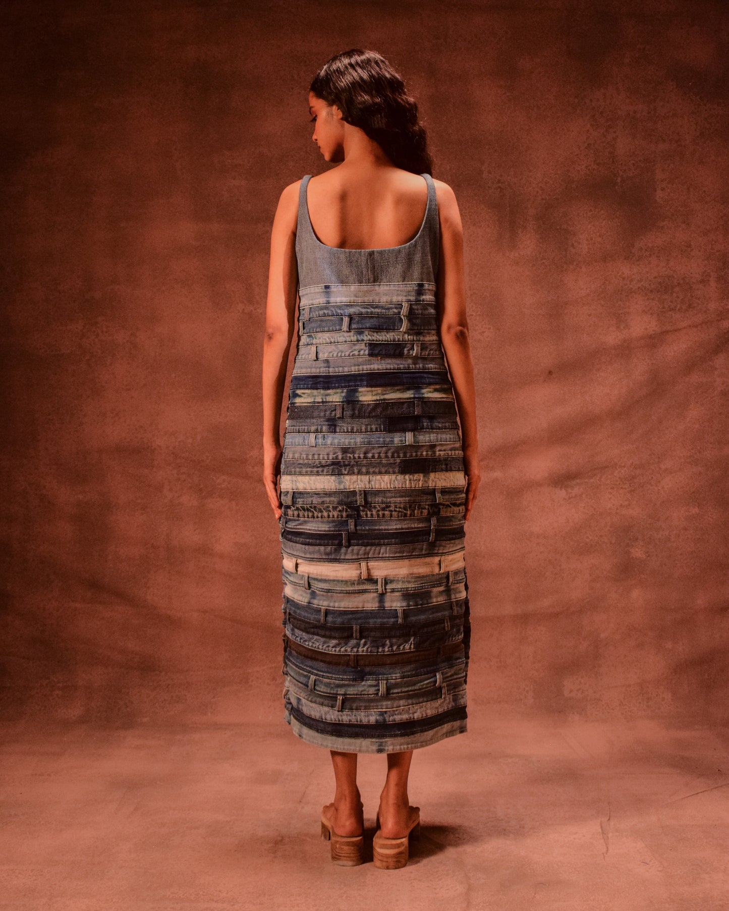 Belted Artisanal Dress