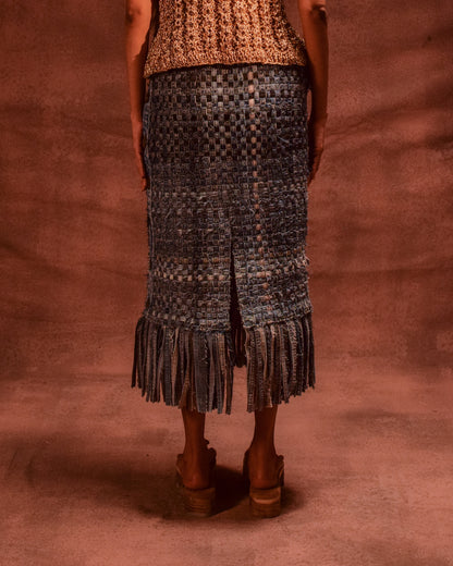 Selvedge Fringe Skirt