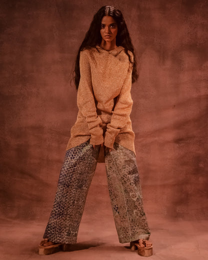 Metal Hooded Jumper