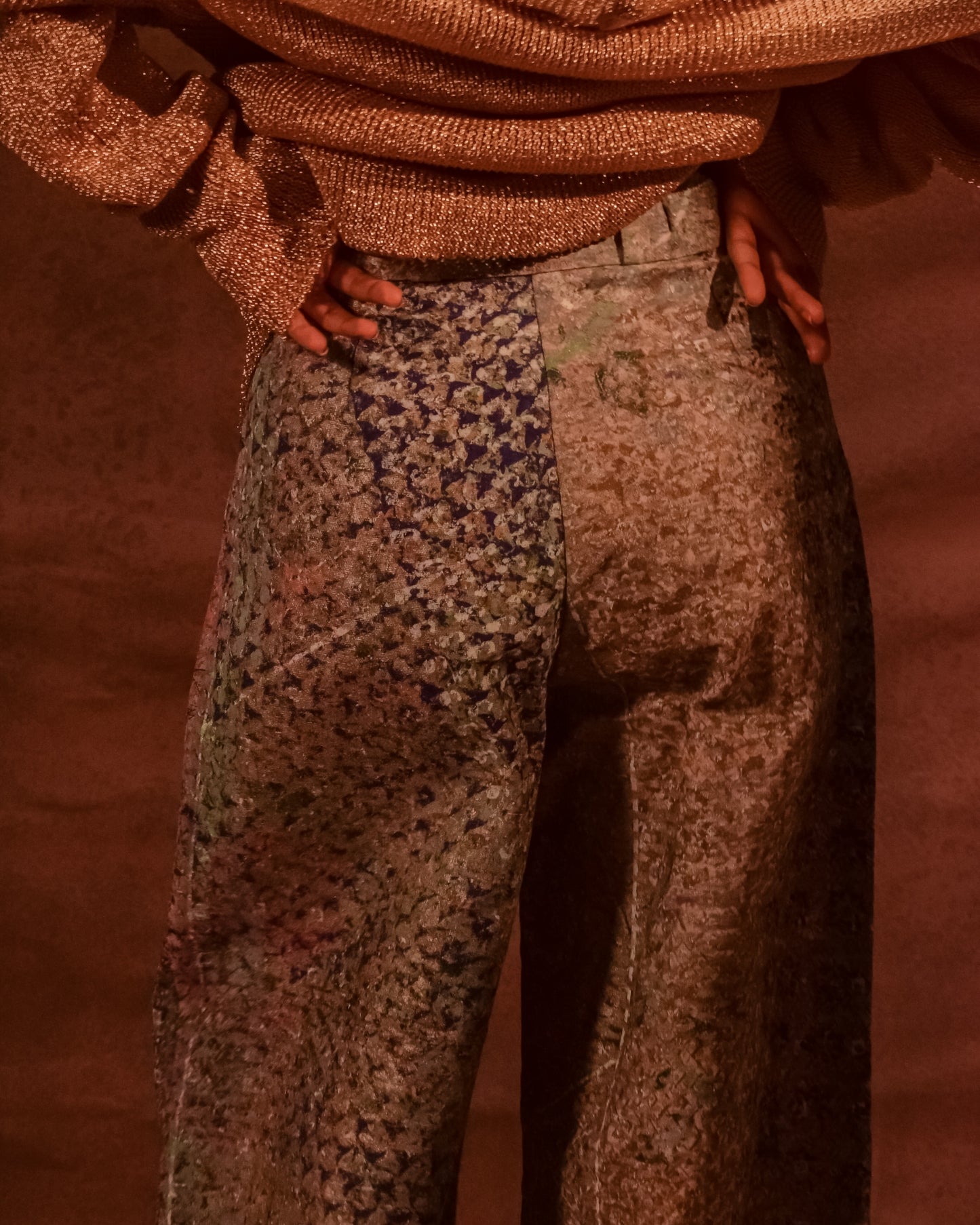 Denim Patina Pants
