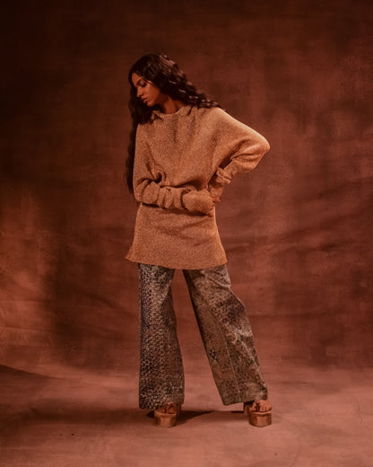 Denim Patina Pants