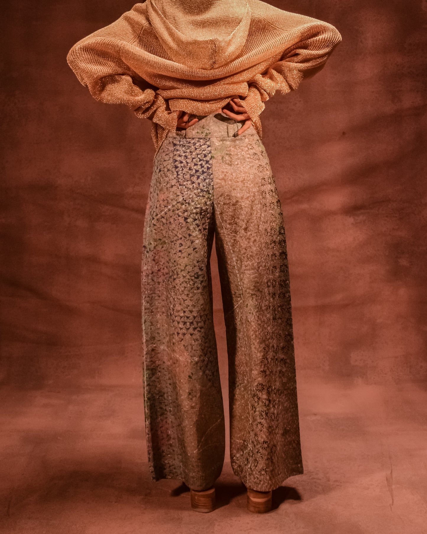 Denim Patina Pants