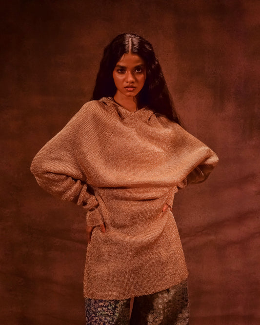 Metal Hooded Jumper