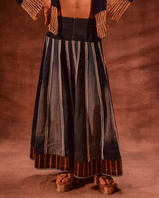 Chatai Panelled Skirt