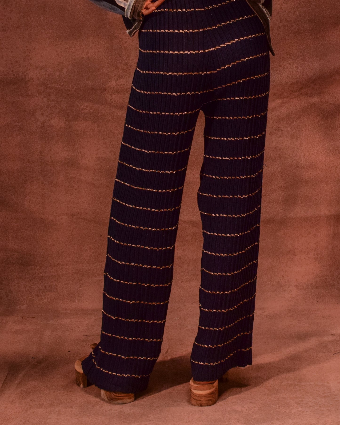 Zari Knit Flared Pants