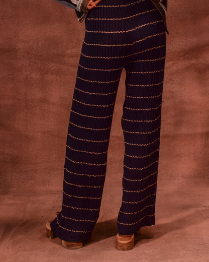 Zari Knit Flared Pants
