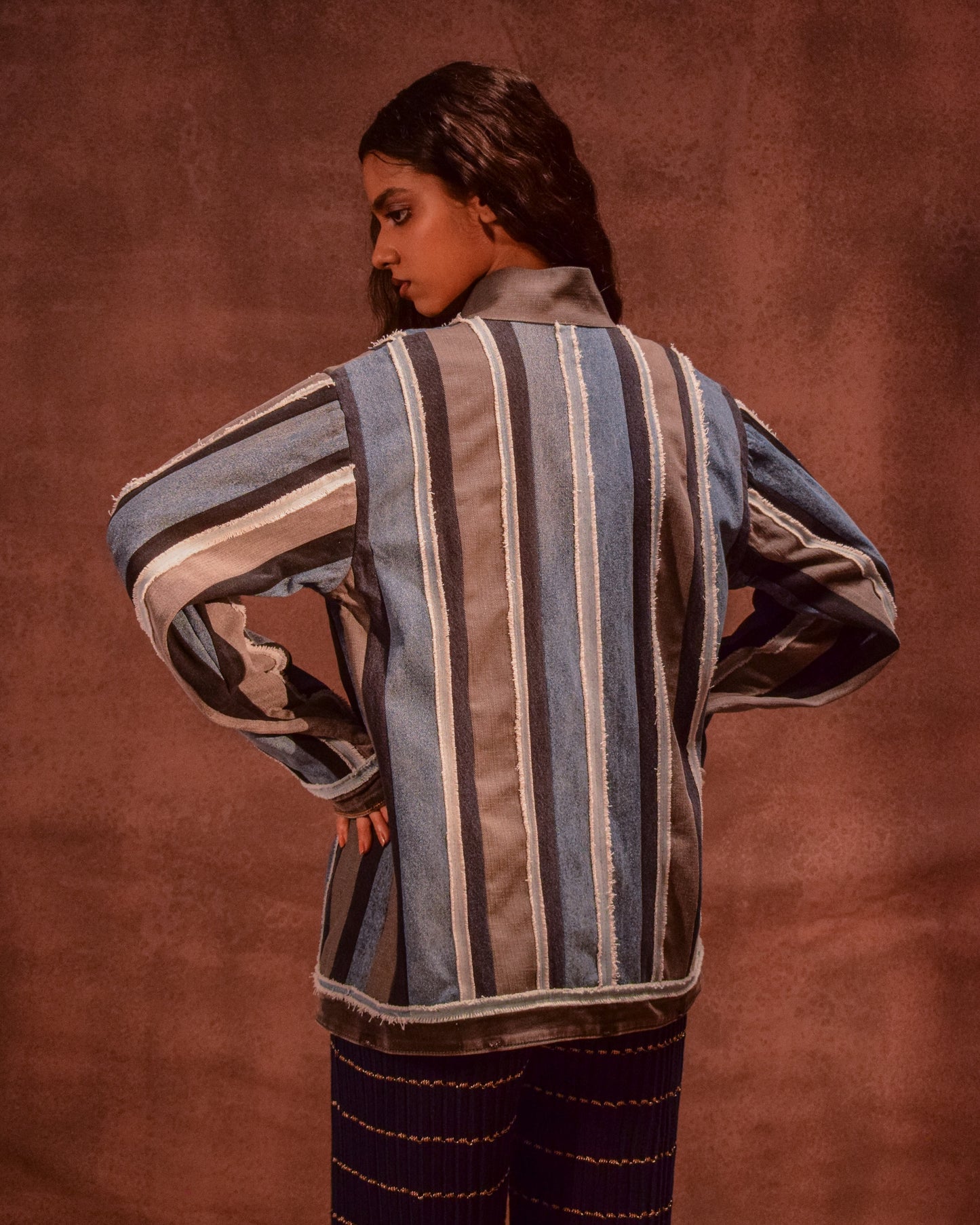 Reversible Panelled Shacket