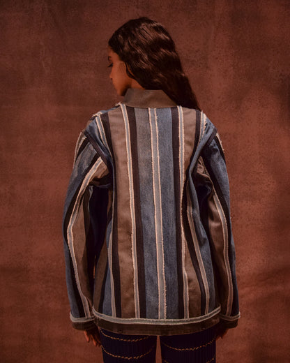Reversible Panelled Shacket