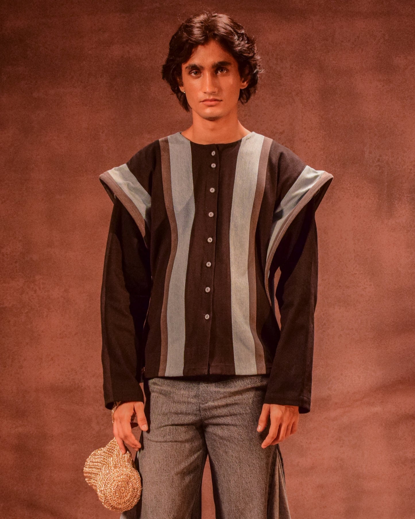 Square Panelled Shacket